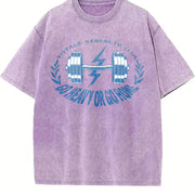 Vintage Strength Club Vintage Washed T-Shirt in Purple