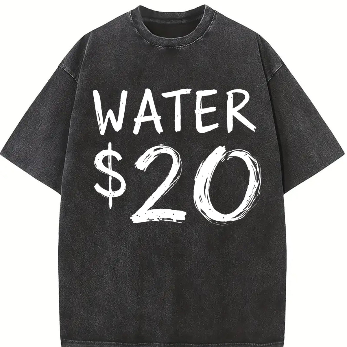 Water & $20 Short-sleeve for & Vintage Washed T-Shirt in Black