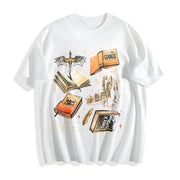 Fourth Wing Series for Fans Cotton T-Shirt in White