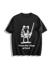 It Was the Tism Frog Cotton T-Shirt in Black