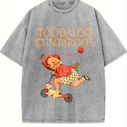 Toodaloo Cuntaroos Vintage Washed T-Shirt in Gray