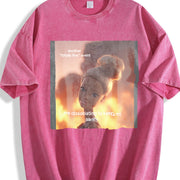 Another Totally Fine Event Dissociating Doll Vintage Washed T-Shirt in Red