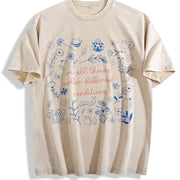 ® Special Education Teacher Vintage Washed T-Shirt in Beige