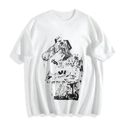 Chainsaw Man Denji Cotton T-Shirt in White