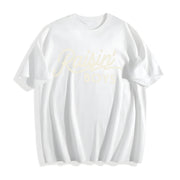 Raising Boys Boy Mom Mama Cotton T-Shirt in White