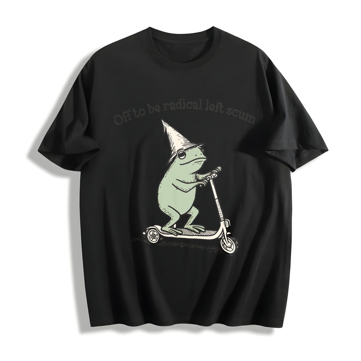 FDT Anti-ICE Frog Cotton T-Shirt in Black
