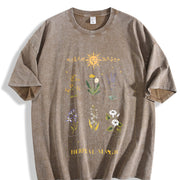 Herbal Magic Ultra Vintage Washed T-Shirt in Brown