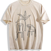 DTMF Residence Tour Vintage Washed T-Shirt in Beige