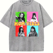90’s Mom Vibes Mom Vintage Washed T-Shirt in Gray