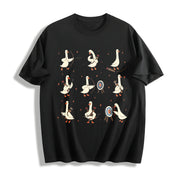 Archery Silly Goose Cotton T-Shirt in Black