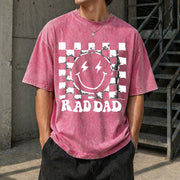 Rad Like Dad Vintage Washed T-Shirt in Red