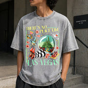 The Wonderful Wizard Vintage Washed T-Shirt in Gray