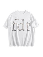 Subtle Anti Trum FDT Cotton T-Shirt in White
