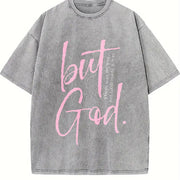 GLEC There Is No Other Way Vintage Washed T-Shirt in Gray