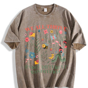 Neurodiversity for BCBA Vintage Washed T-Shirt in Brown