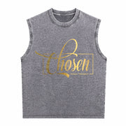 Cozy Chosen Vintage Washed Tank Top in Gray