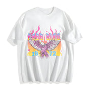 Free Bird 1972 America Cotton T-Shirt in White