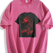 Christian Crown of Thorns Vintage Washed T-Shirt in Red