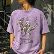 Princess Donut and Mongo Vintage Washed T-Shirt in Purple