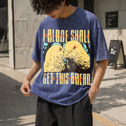 Get This Bread Pigeon Vintage Washed T-Shirt in Blue