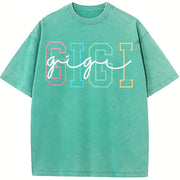 Gigi Cute Gigi for Gigi vintage washed oversized T-shirt in Blue