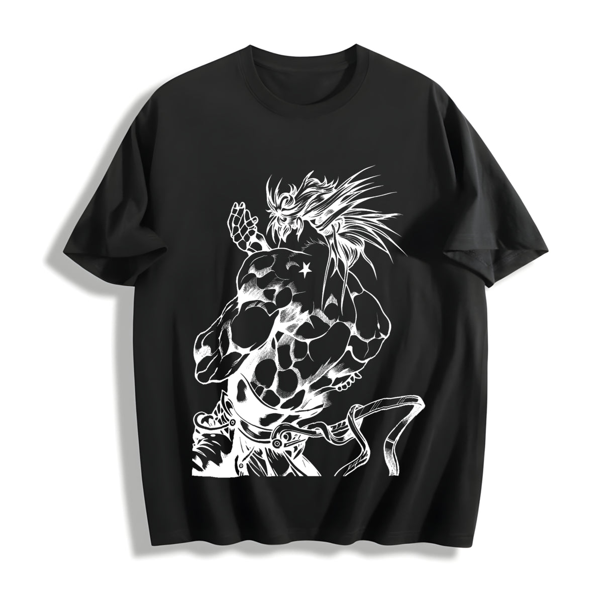 Jojo's Bizarre Adventure Anime Manga Cotton T-Shirt in Black