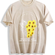 IN Christ, You're a NEW Creation Vintage Washed T-Shirt in Beige