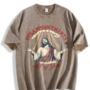 Disappointments All of You Vintage Washed T-Shirt in Brown