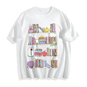 Princess's Library Cotton T-Shirt in White