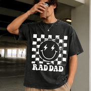 Rad Like Dad Vintage Washed T-Shirt in Black