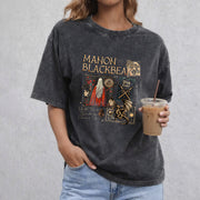 Manon Blackbeak vintage washed oversized T-shirt in Black