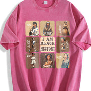 1pc Pure Vintage Washed T-Shirt in Red