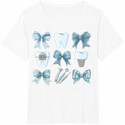 Custom Dental It's a Good Day to Save Teeth Cotton T-Shirt in White