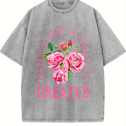 Faith-driven Youth Vintage Washed T-Shirt in Gray