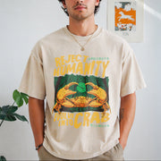 Reject Humanity Crab Vintage Washed T-Shirt in Beige