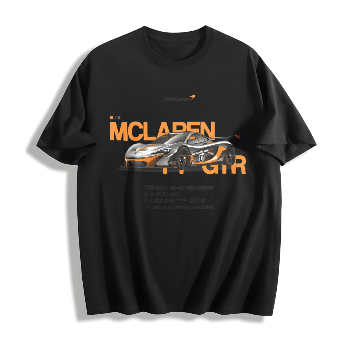 P1 GTR Cotton T-Shirt in Black