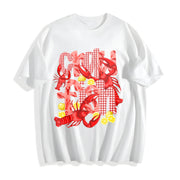 Crawfish Boil Cotton T-Shirt in White