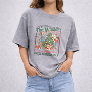 From The Windows To The Walls I'm About To Deck These vintage washed oversized T-shirt in Gray