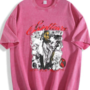 The World Is Yours Vintage Washed T-Shirt in Red
