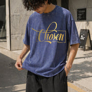 Cozy Chosen Vintage Washed T-Shirt in Blue