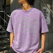 Ootd This Was the Only L Had with No Cum OnIt Saying Vintage Washed T-Shirt in Purple