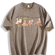Preschool Pre-k Vintage Washed T-Shirt in Brown
