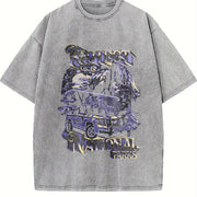 Protect Our National Parks Vintage Washed T-Shirt in Gray