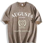 Augusta National Golf Club Vintage Washed T-Shirt in Brown