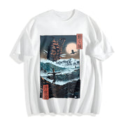 Howl's Moving Castle Cotton T-Shirt in White