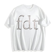 Subtle Anti Trum FDT Cotton T-Shirt in White