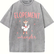 Elopement Expert ABA Therapist BCBA RBT Behavior Analyst Vintage Washed T-Shirt in Gray