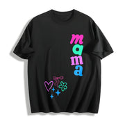 Dopamine Graffiti Ideal Cotton T-Shirt in Black