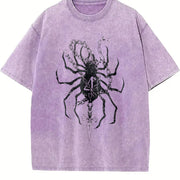 Y2k Phantom Troupe Vintage Washed T-Shirt in Purple