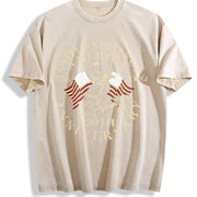 USA 250th Anniversary Vintage Washed T-Shirt in Beige